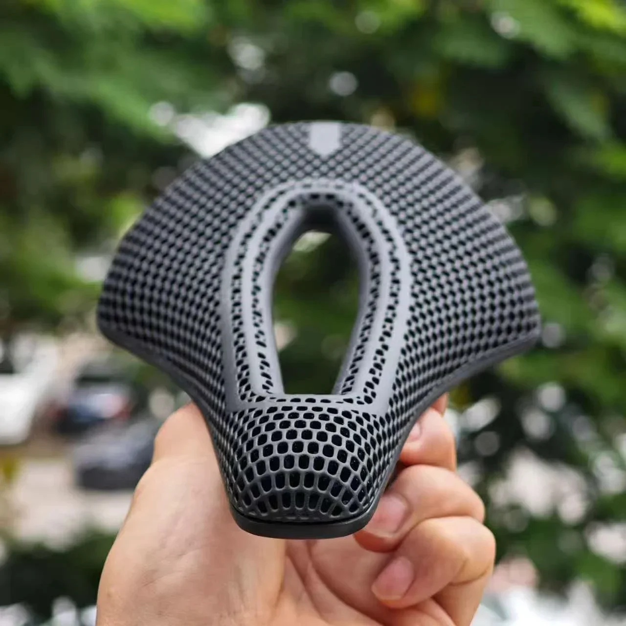 

GOLDIX Ultralight 3D Printing Bicycle Saddle Carbon fiber base Mountain Bike Saddle TPU 3D printed breathable seat cushion