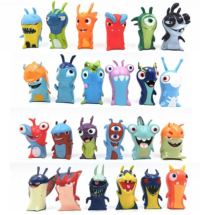 24 pezzi lotto Slugterra elementale lumache giocattolo Slug Terra Action Figure decorazione bambola