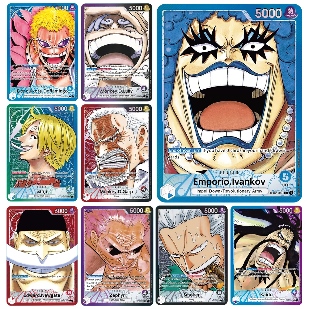 

One Piece OPCG Anime Card English Version Sanji/Monkey.D. LUFFY/Shanks/Zoro Game Anime Collection Proxy Cards Collection Cards