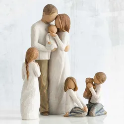 American Character Statues Family Ornaments High-end Creative Wedding Gifts Home Office Resin Crafts Home Accessories