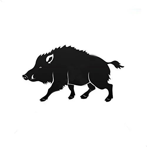 A Wild Boar Silhouette Car Car Sticker Bumper Sticker Car Decal