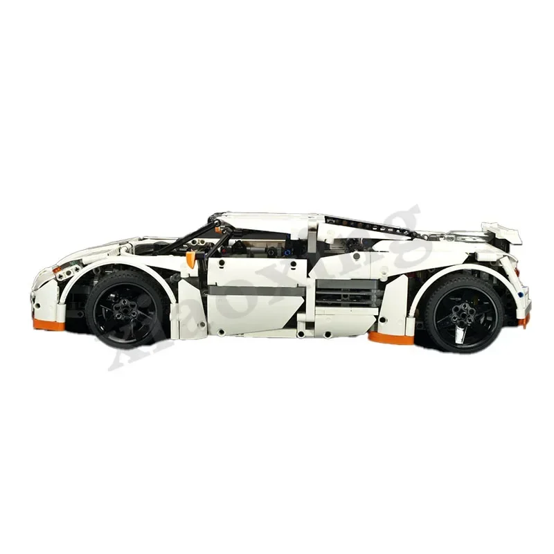 Nieuwe MOC-2811 Roofdier Super Sportwagen Racen 1797Pcs Gesplitste Bouwsteen Model Volwassen Interesse Jongen Onderwijs Speelgoed Cadeau