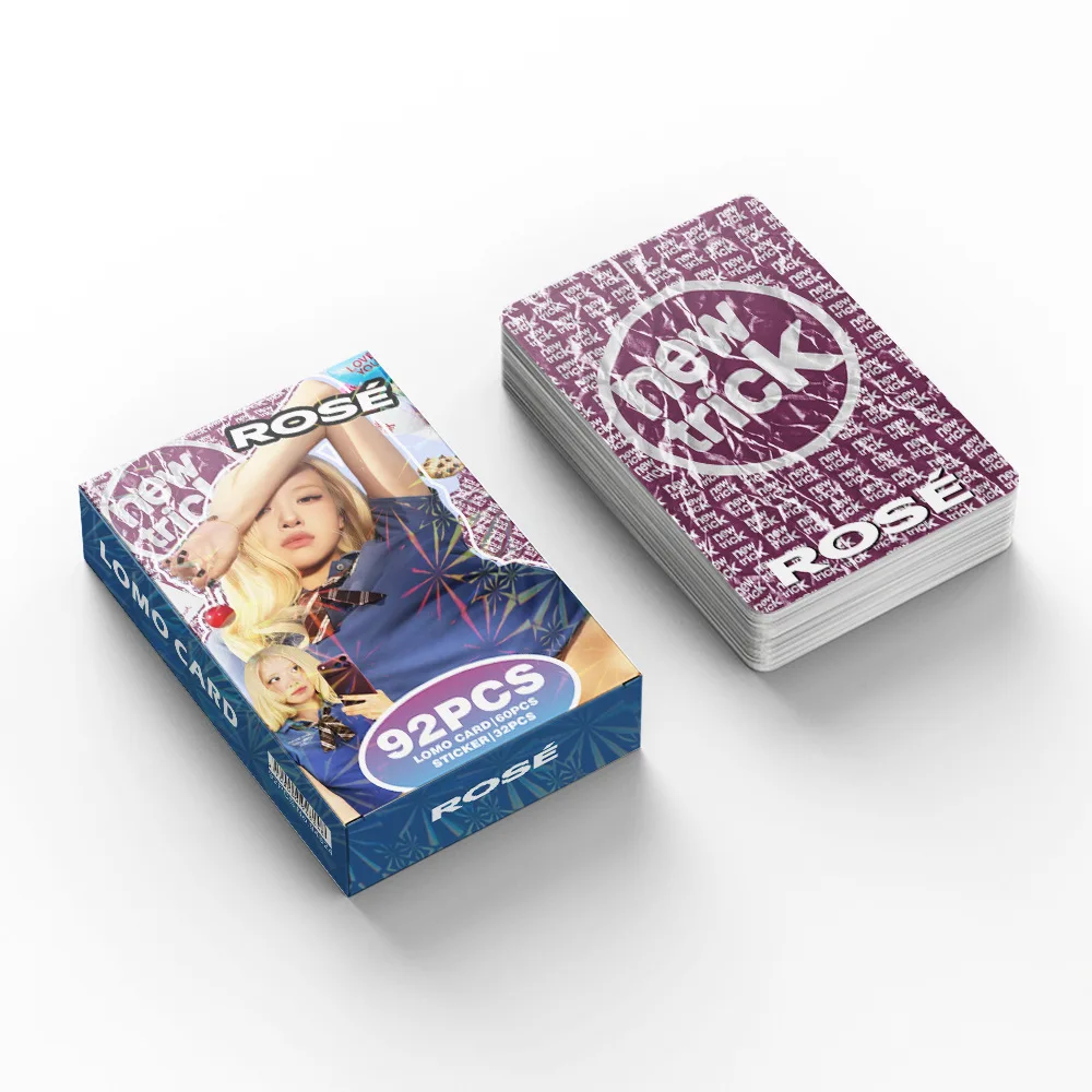92 K-pop star mini cards, new song 'New Trick' photo cards, celebrity photos, LOMO cards, fan collection support cards, gifts