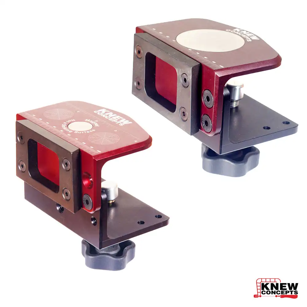 Knew Concepts Anvil Clamp Hardened Steel Bench Tool Portable Jeweler's Dovetail Plate Bench Clamps with Anvil or Magnet