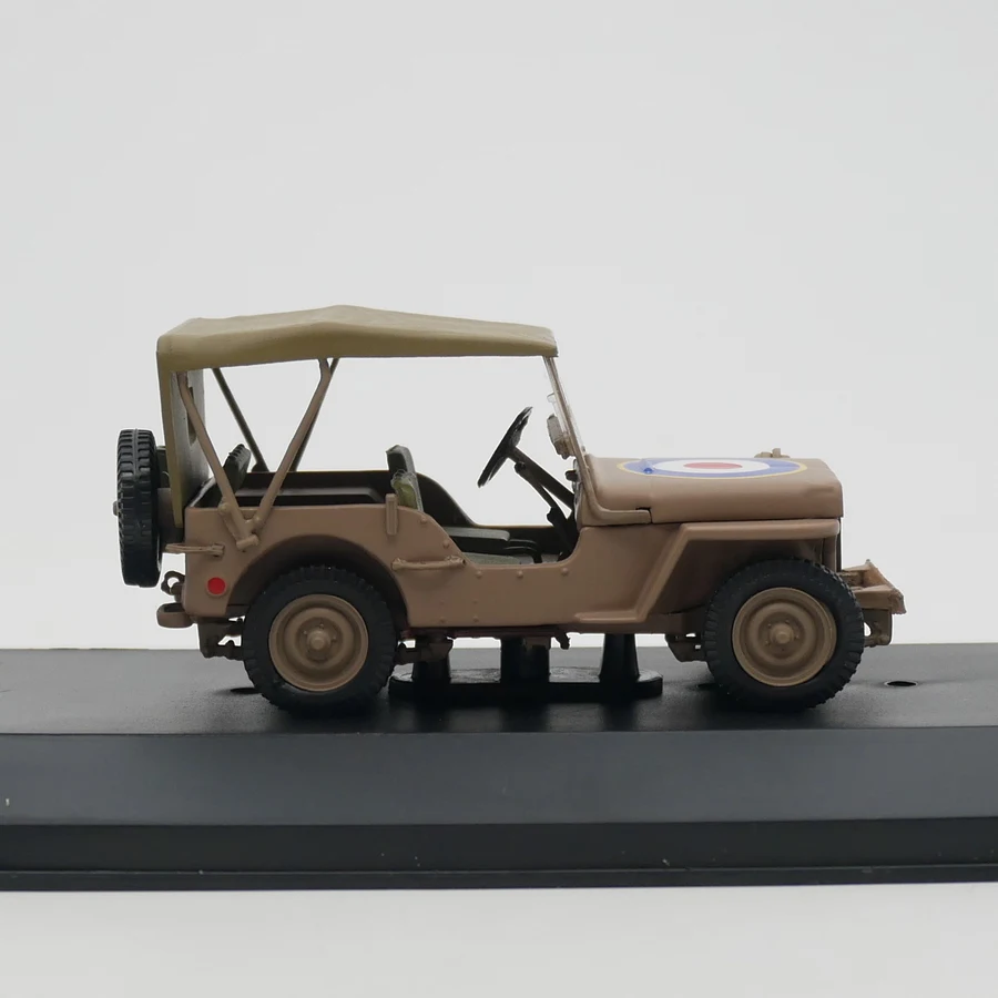 Ixo 1:43 Scale Diecast Alloy Willys MB 1943 Military Affairs Toy Car Model Classic Desktop Ornaments Adult Souvenir Gift Display