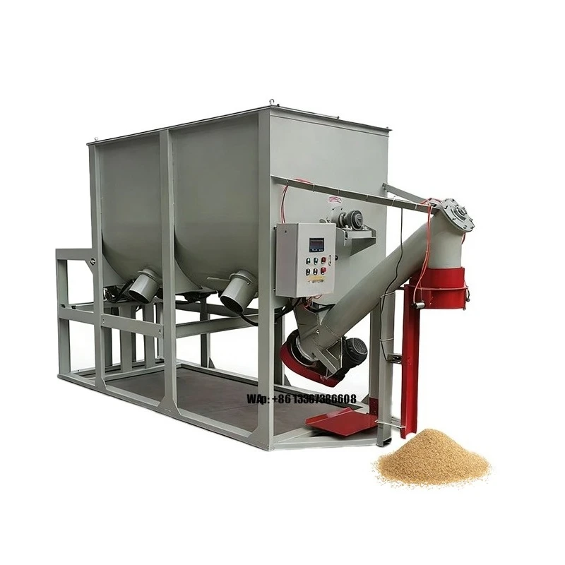 Feed mixer, mixer, chicken farm vertical animal feed crushing mixer