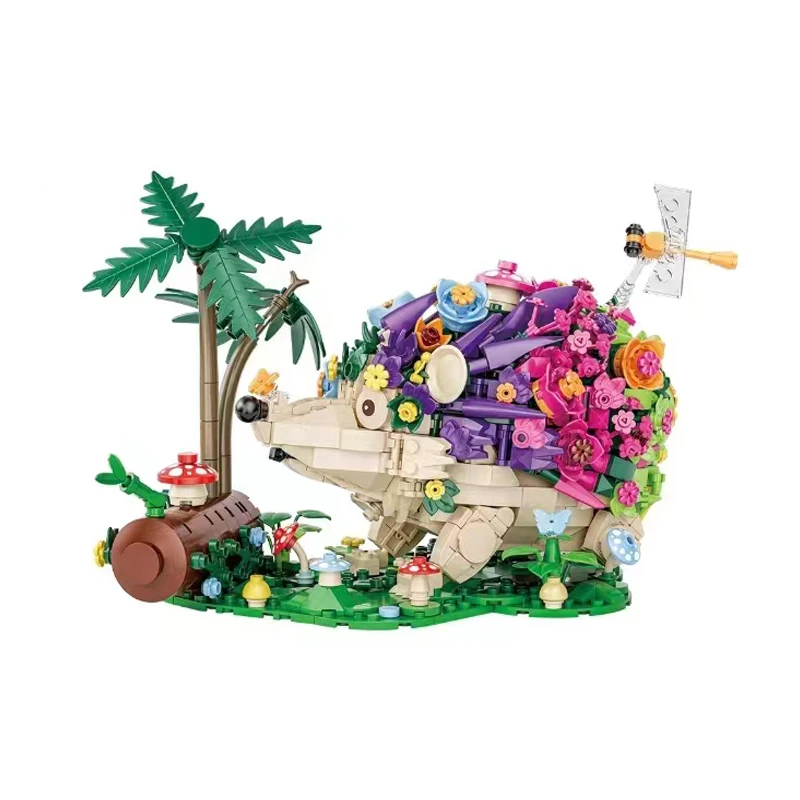 Modèle de blocs de construction Kasgehog pour enfants, jouets d'assemblage de briques animales, coffret cadeau d'anniversaire, MOC Emergency a Fowers, en stock