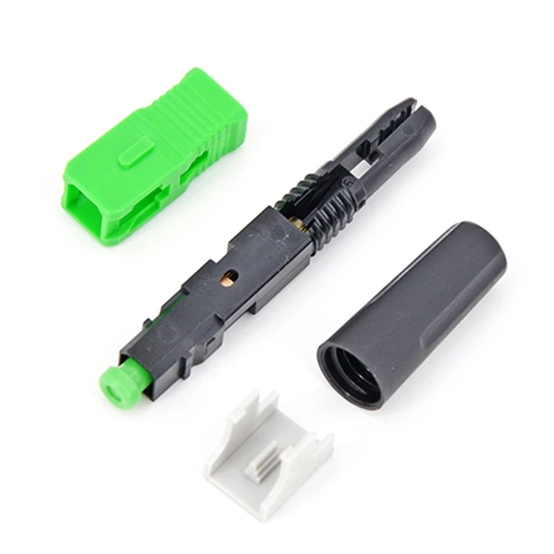100pc FTTH for SC FTTH Pre-Bur Fiber Optical Quick Connector FTTH Fiber Optic Fast Connector SC Connector-A69M