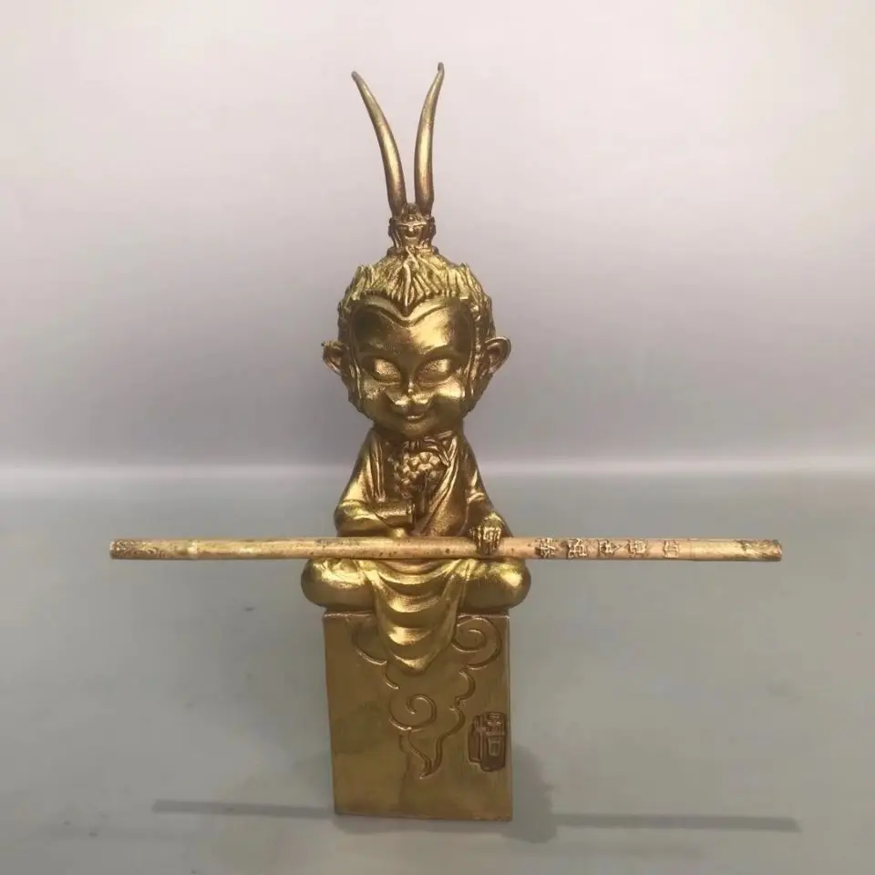 Monkey king silent buddha statue sun wukong monkey  Statue Sculpture Figurines Home Garden Decoration Statues For House ﻿
