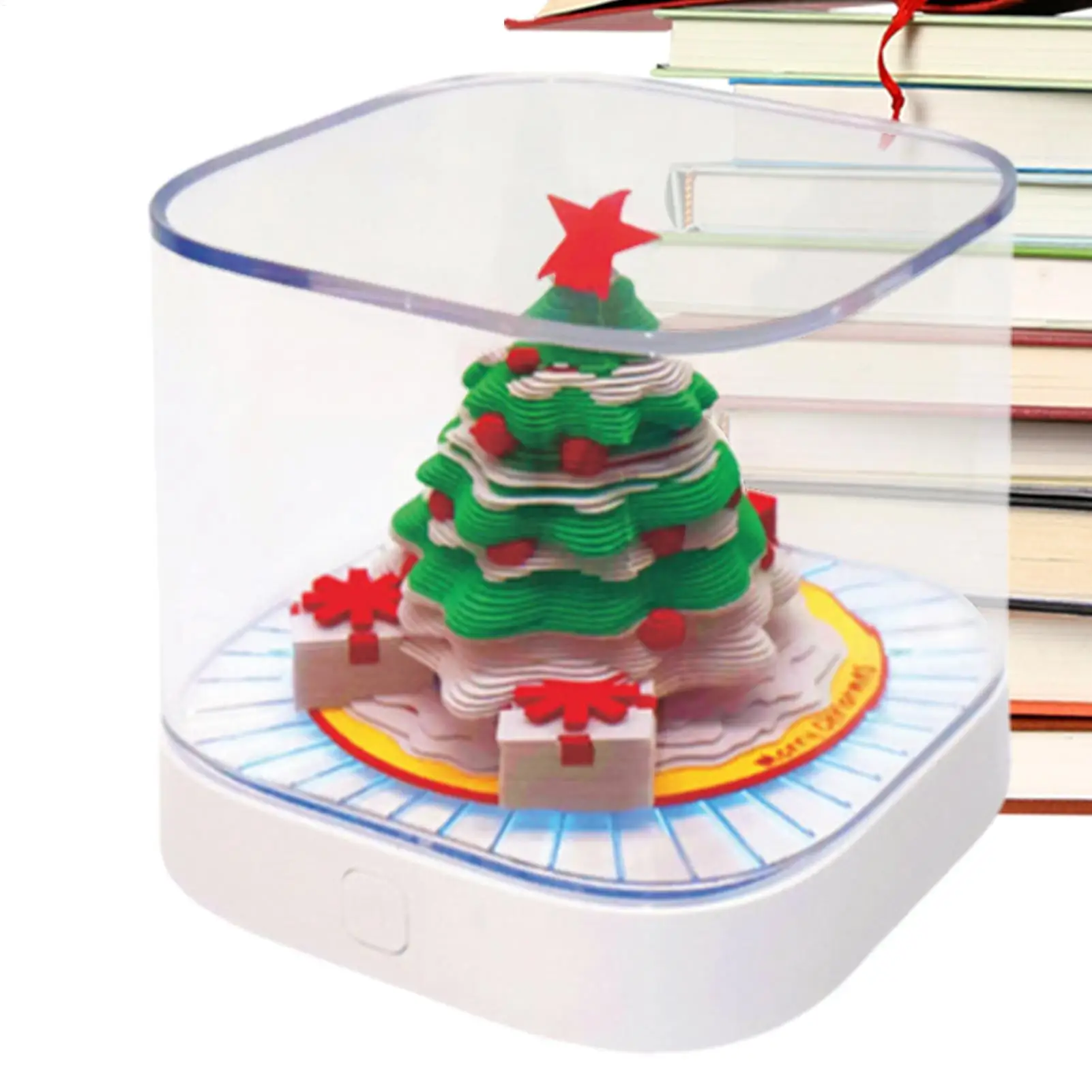 3d Calendar 3d Christmas Tree Art Calendar Memo Pad With Light Planner Organizer Schedule For Adults Kids Time Management Daily