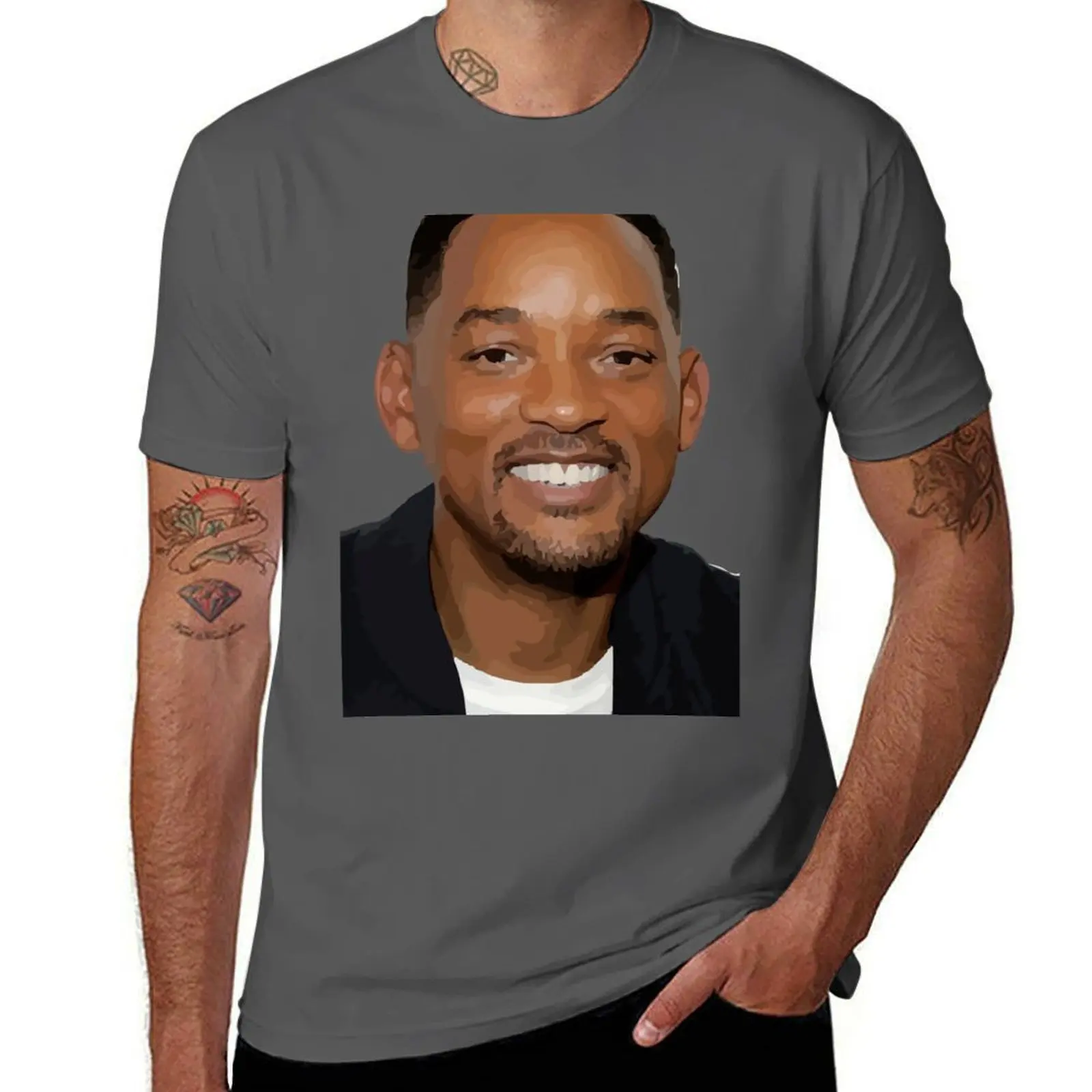 

Will Smith T-Shirt Outdoor Sports Lightweight Tee