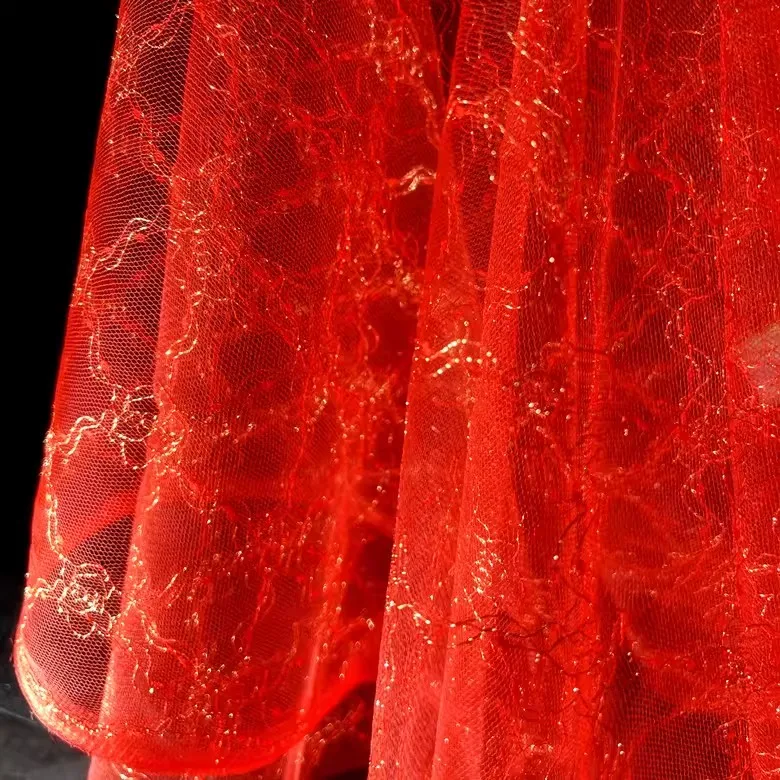 

3-ярдовая роскошная кружевная ткань для одежды, декоративных стен, свадебных платьев, материал для пошива.