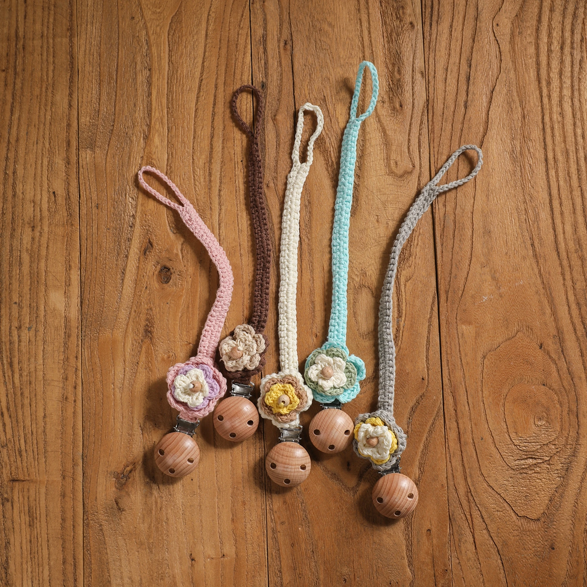 Cotton baby pacifiers  dental bead holders  Pacifier Clips  wooden pliers  toy pacifier pendants  Gifts Articles