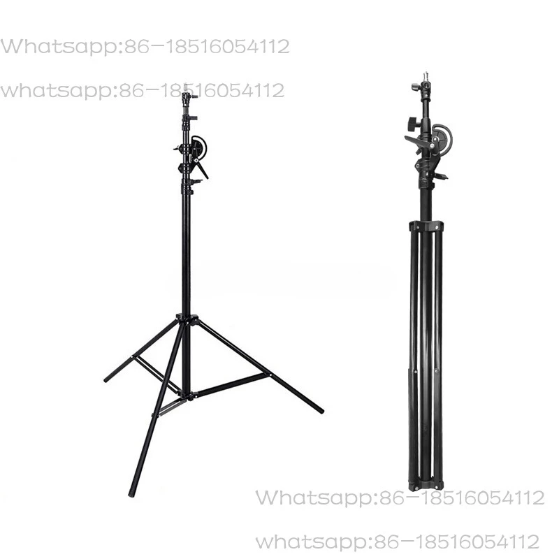4m Bidirectional Rotatable Aluminum Adjustable Tripod Boom Light Stand with Sandbag for Studio Photography Video