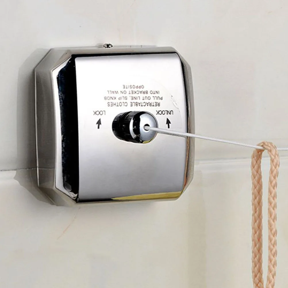 

Retractable Clothesline Portable Telescopic Clothes Hanging String for Hotel Indoor Outdoor Laundry Room Clothes Hanging String