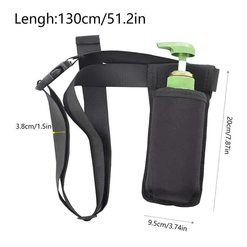 

Massage Bottle Holster Washable Oxford Cloth Storage Bags Hold 1 Bottles Massage Lotion Essence Oil Dispenser Waist Belt Holder