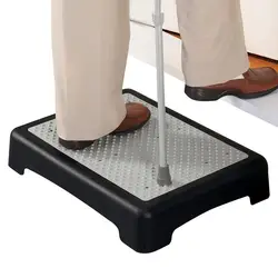 Half Step Stool For Elderly Non-Slip Indoor and Outdoor Mobility Step Stools Antislip Step Platform For Bathroom Indoor/Outdoor