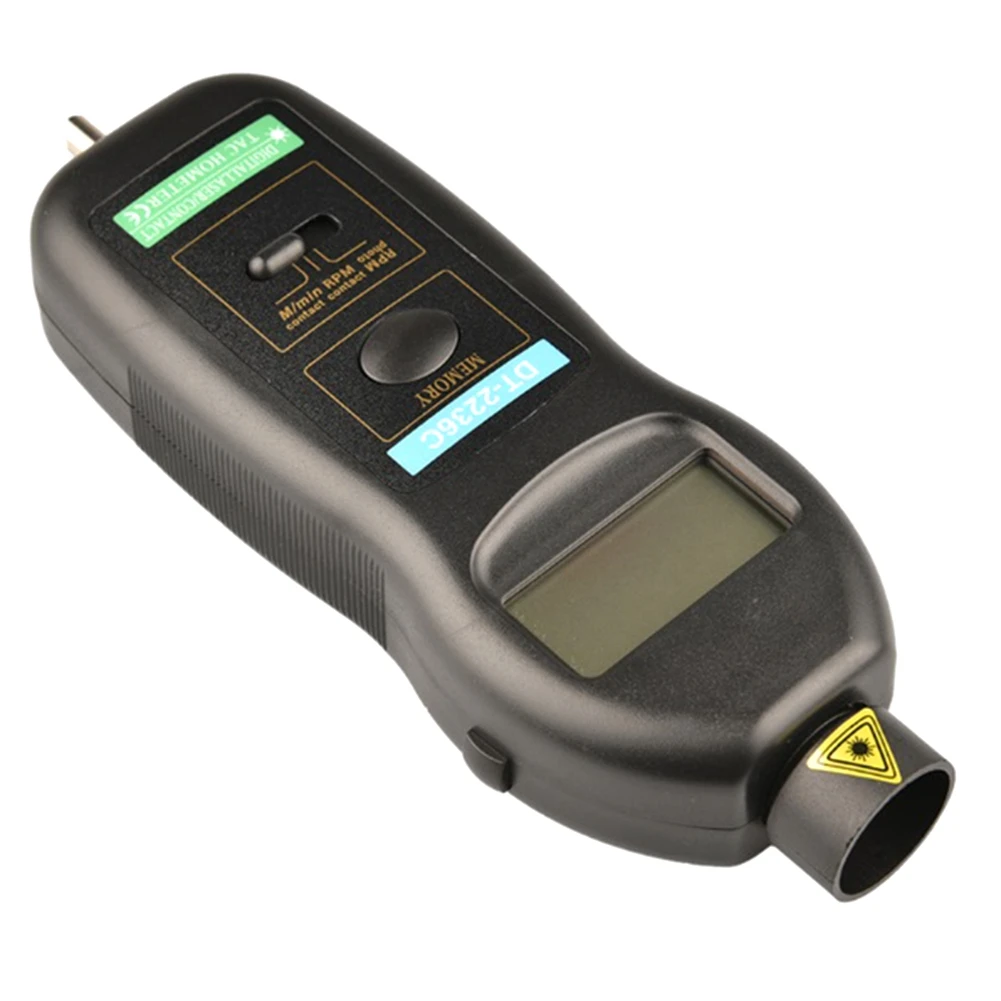 Two-In-One Dual-Purpose Tachometer Contact Non-Contact Tachometer Automatic Range Digital Tachometer