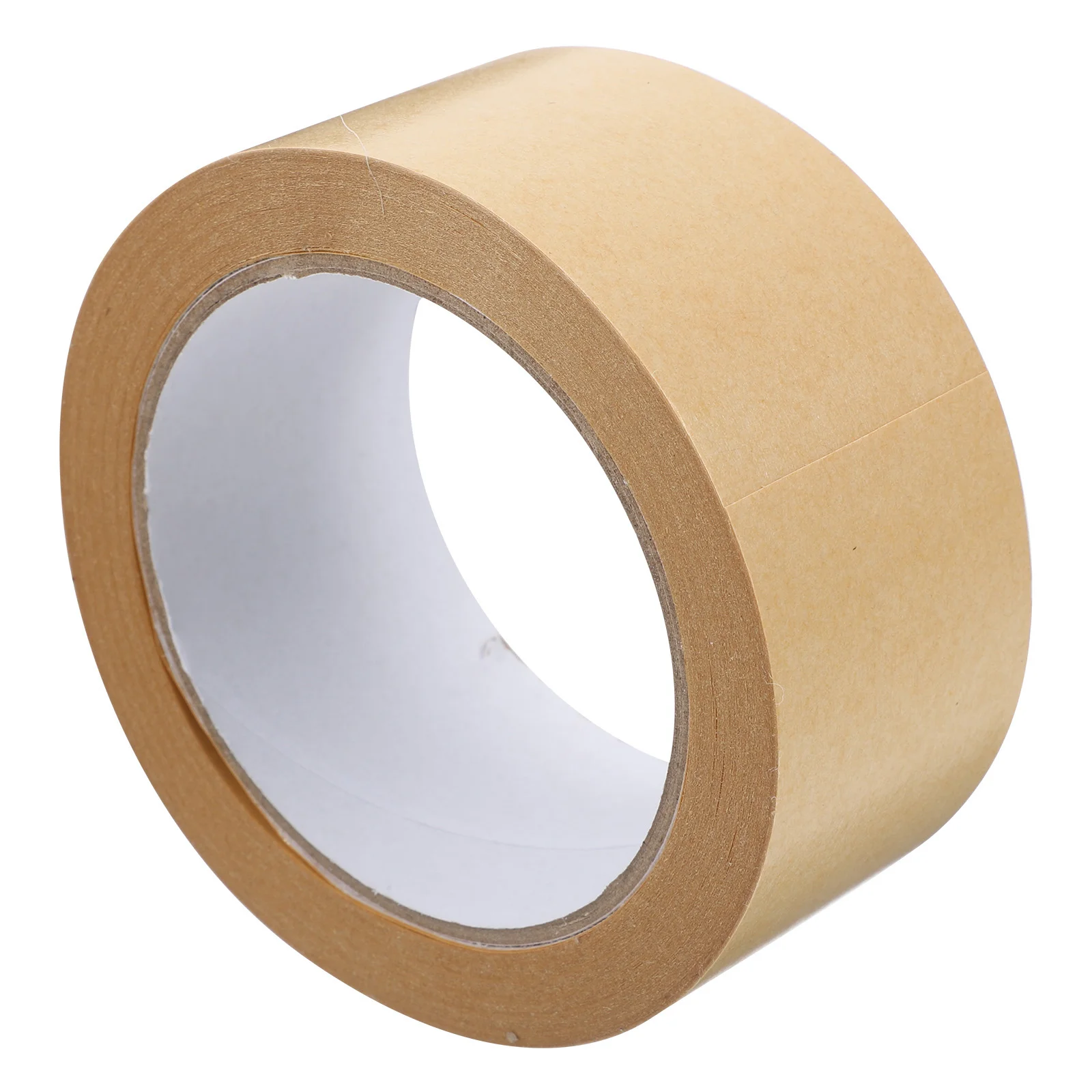 45 MMx25M Craft Paper Wrapping Custom Kraft Tape Heavy Duty Duct Water-free Sealing for Packaging Tearable Karaft Printing