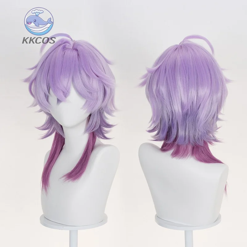 Rambut Wig Cosplay Genshin Impact Durin Baru untuk Pesta Festival Natal Halloween Wig Bermain Peran Modis Sehari-hari KKCos