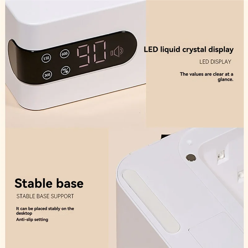 

A73U Quick Drying Nail Polish Baking Machine Nail Art Tools Quick Drying Baking Lamp Nail Art Phototherapy Machine EU Plug