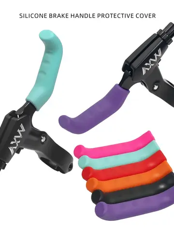 Bicycle Brake Lever Protection Cover Silicone Mountain Fixed Gear Road Folding Hand Brake Guard Sleeve