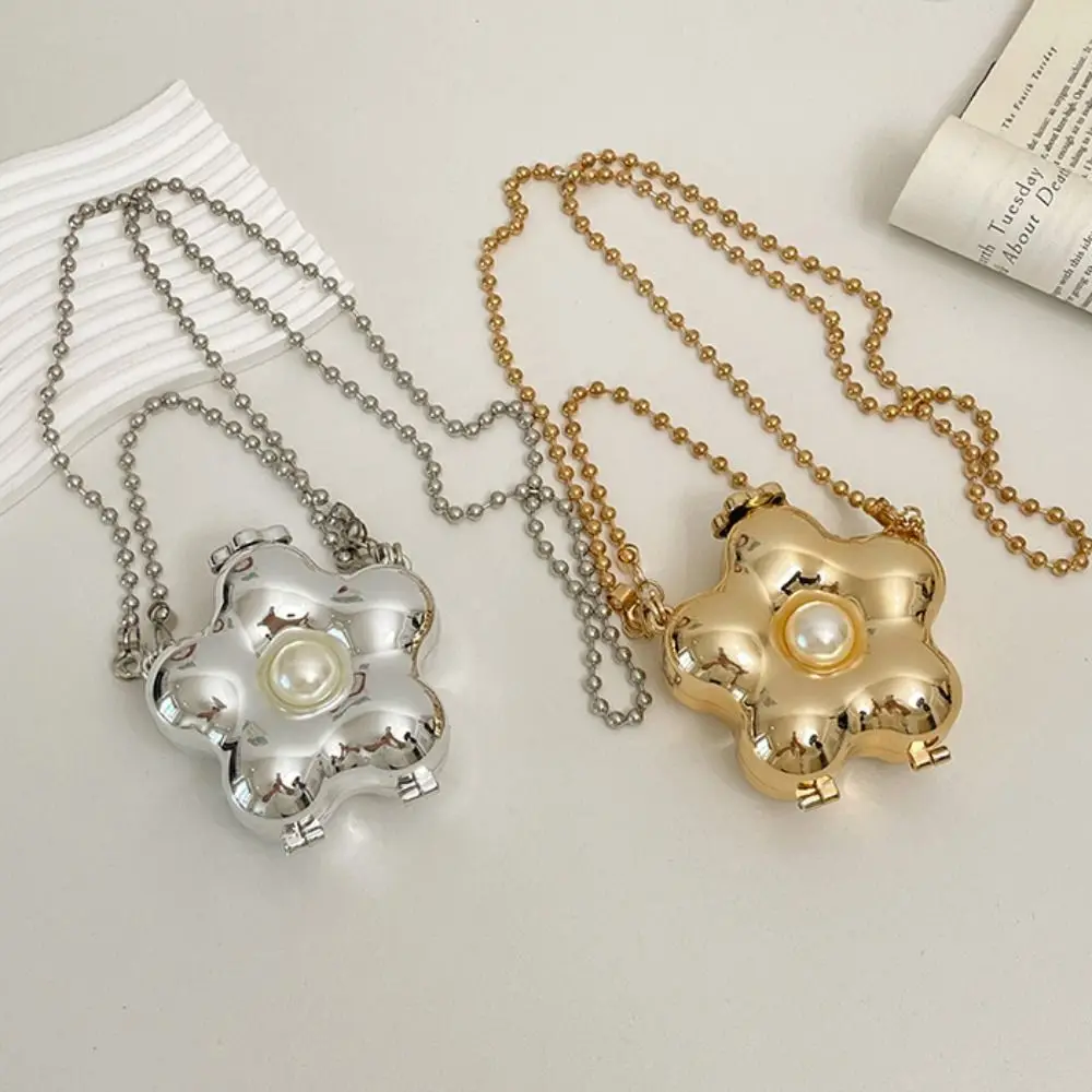 

Portable Exquisite Luxury Evening Bags Elegant Flower Shaped Mini Lipstick Bag Acrylic Single Shoulder Banquet Chain Bag Girls
