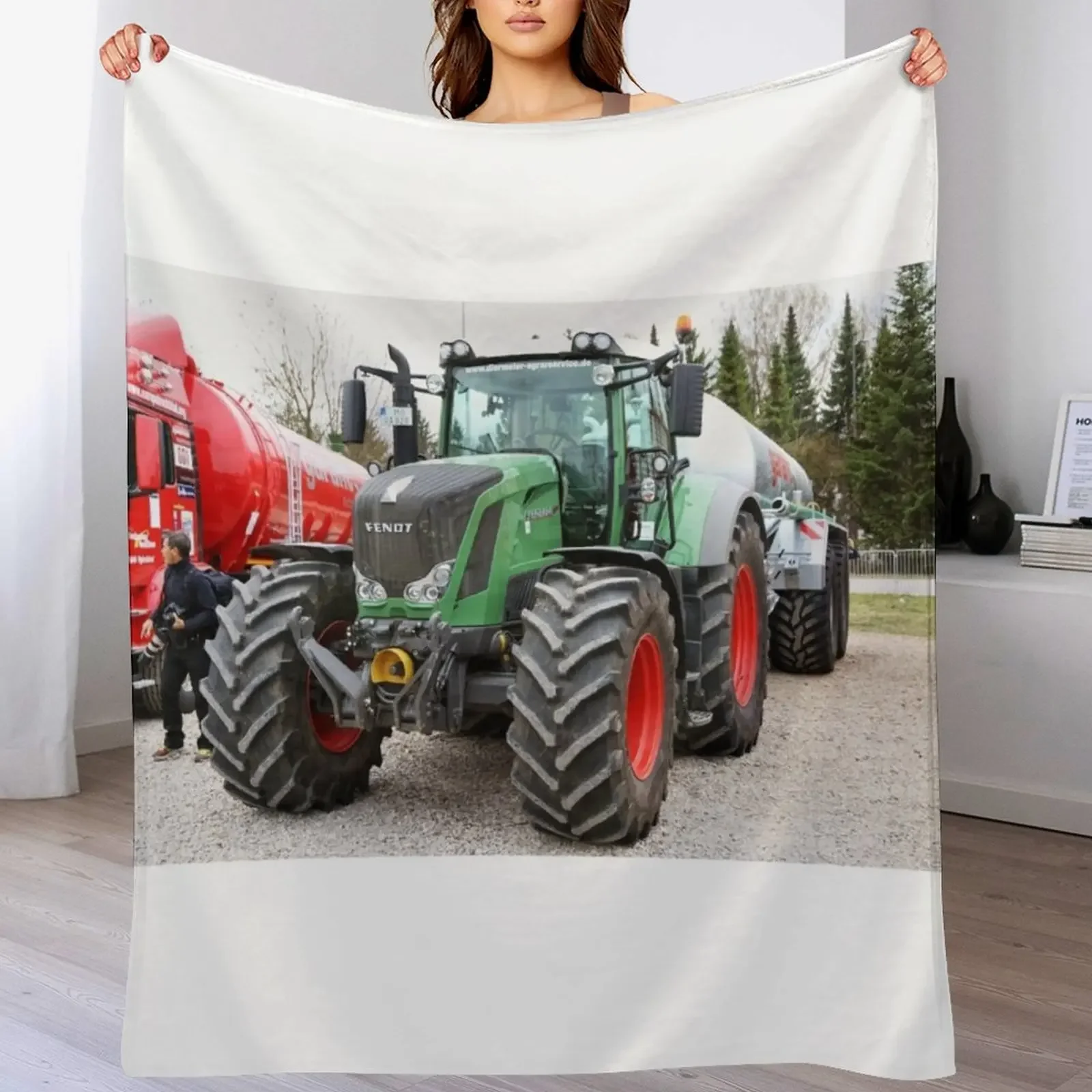 

Fendt 828 Vario Throw Blanket Beautifuls Soft Plush Plaid for babies Decorative Beds Blankets