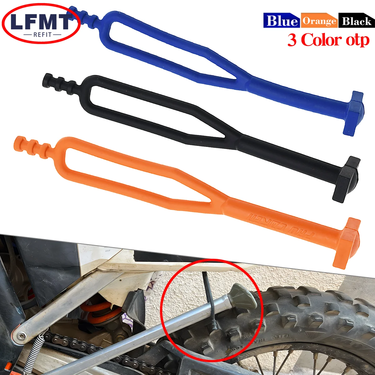 

For KTM EXC300 EXC EXC-F XC XC-F XC-W XCF-W TPI Six Days 125 250 300 350 400 450 500 1998-2023 Kickstand Side Stand Rubber Strap