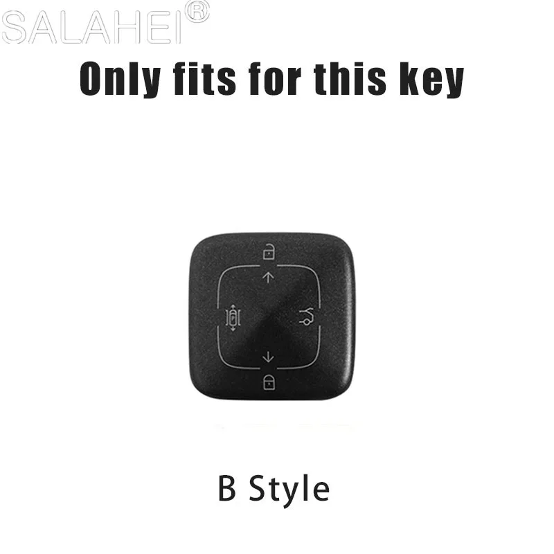 Gradient Color TPU Car Smart Remote Key Case Full Cover Protector Holder Shell For ZEEKR 001 Auto Keyless Keychain Accessories