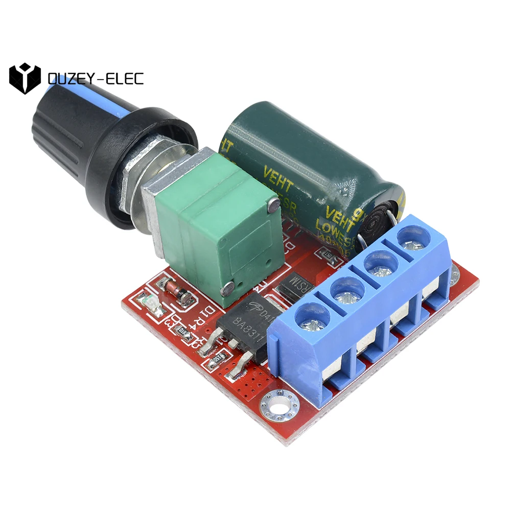 5A 90W PWM 12V Motore PWM Regolatore di Velocità DC-DC 4,5 V-35V Velocità Regolabile Modulo Regolatore di Tensione Variabile Regolatore Regolatore