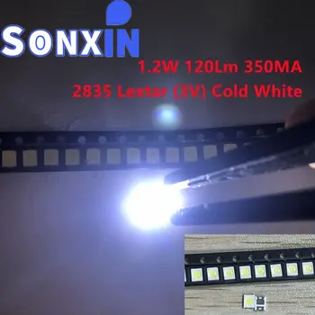 1000 ks originálních LEXTAR 2835 3528 1210 3V 1w-2W SMD LED pro opravu podsvícení TV, studené bílé podsvícení LCD LED 10 nejlepší prodej LED pásek 2835 2b6c - №2