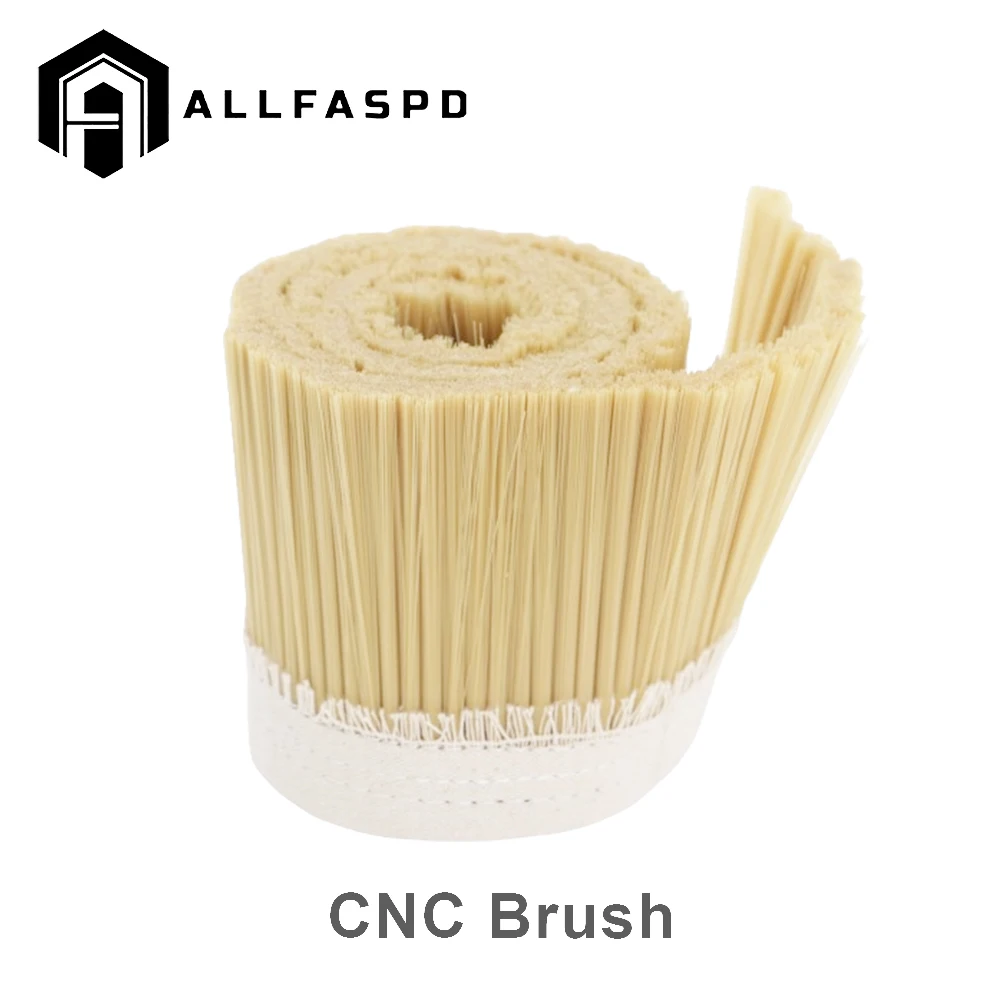 CNC Dust Cover Brush 70MM 100MM Nylon Brush Dust Collet Brush for CNC Router Spindle Engraving Milling Machine