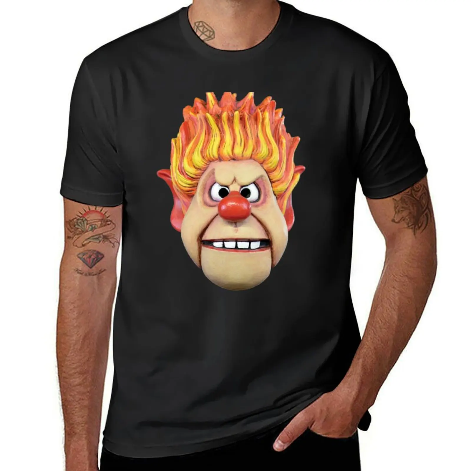 Heat Miser Head T-Shirt customizeds graphics sublime korean fashion mens cotton t shirts