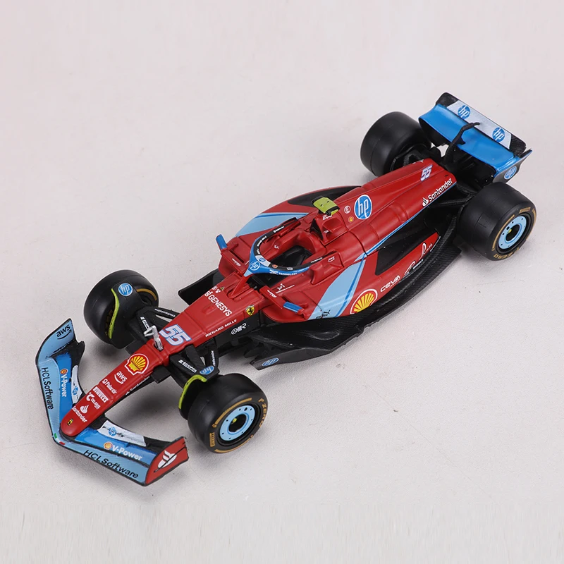 

Берго 1:43 Ferrari SF24 # 55 гоночных автомобилей из сплава, модель автомобиля