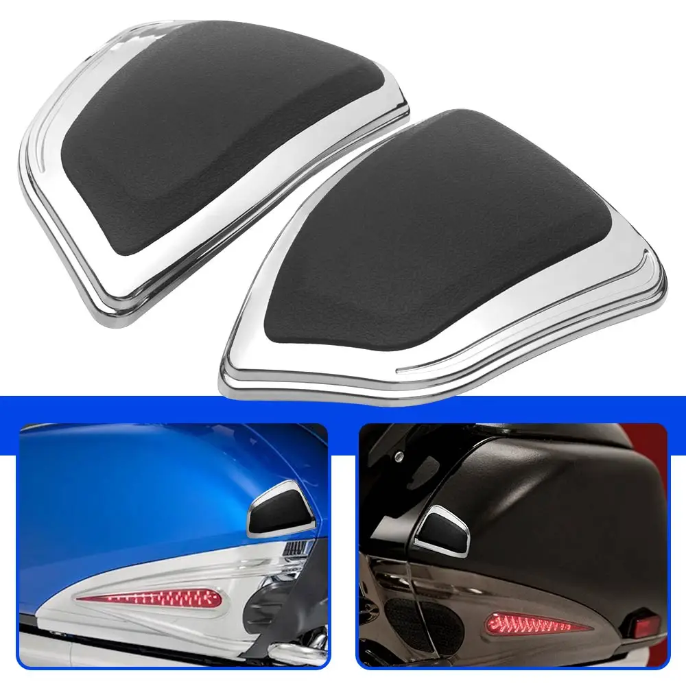 

Motorcycle Rear Saddlebag Kick Scuff Protectors Fits For Honda Gold Wing Airbag Audio Comfort Nav Abs Gl1800Bm 2012-2017 Black