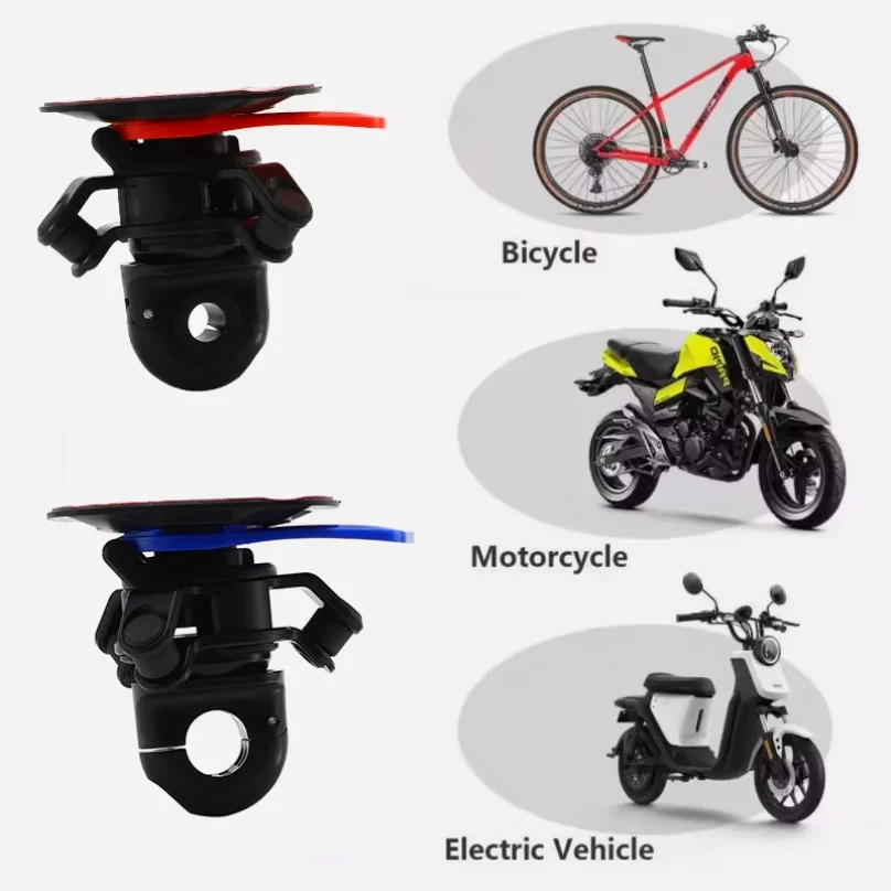 Supporto per telefono da specchietto retrovisore per moto con ammortizzatore, staffa universale adatta alla maggior parte delle moto e delle biciclette