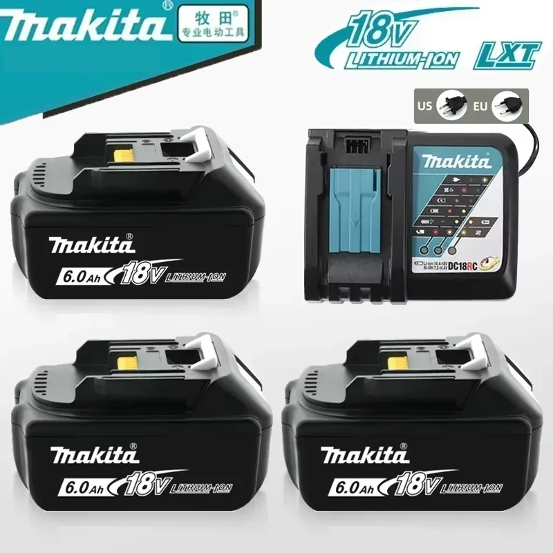 Genuine 18V 6Ah Makita Battery Power Tools Li-ion Replacement LXT BL1850 BL1840 For 18 V Screwdriver With BMS TPCELL