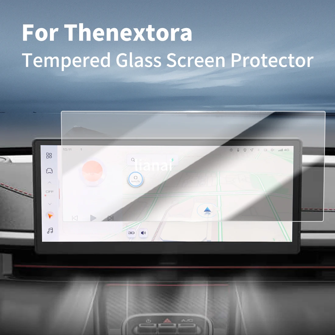 

Carplay Screen Protector Tempered Glass Protective Film Navigator Car Stickers Accessories For 24 BMW Thenextora