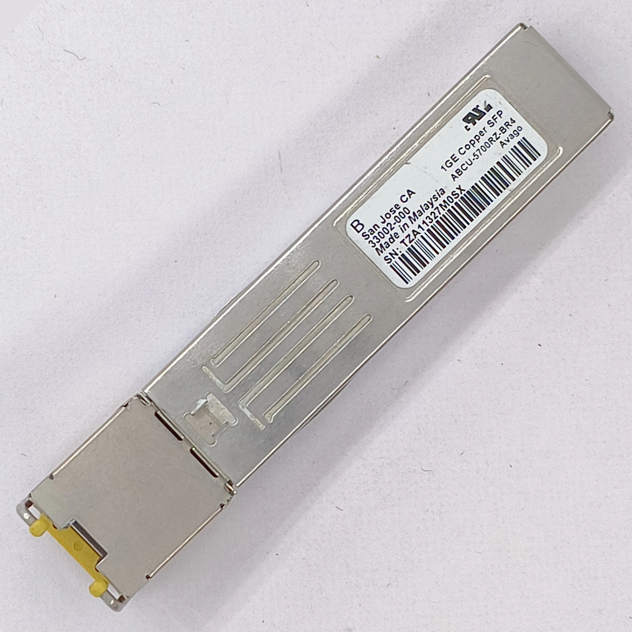 

Подлинный для парчового 33002-000 1GE медный SFP ABCU-5700RZ-BR4 модуль приемопередатчика