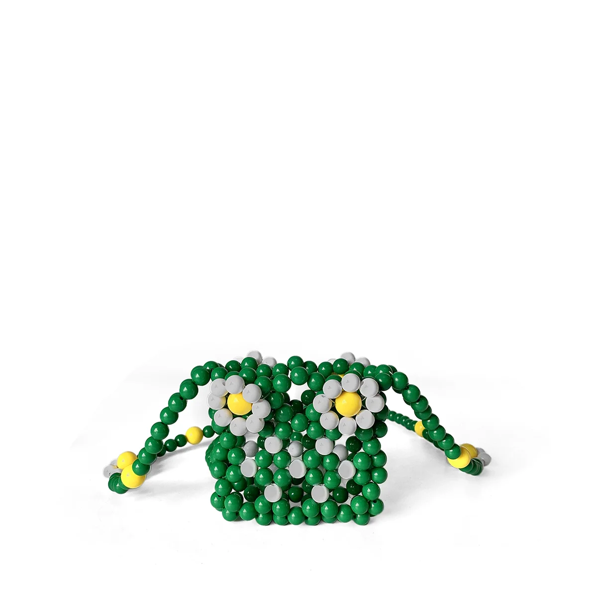 Nowa ręcznie tkana mini torebka z koralikami ze świeżymi małymi wzorami, kluczem, szminką, torbą crossbody — zdjęcie 2