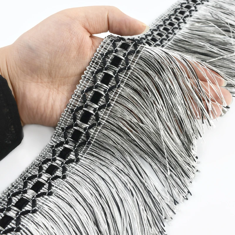 

1-10M 10cm Curtain Ethnic Tassel Fringe Skirt Dress Lace Trim Ribbon Clothes Fringes Trimming Decor Tassels DIY Sewing Accessory