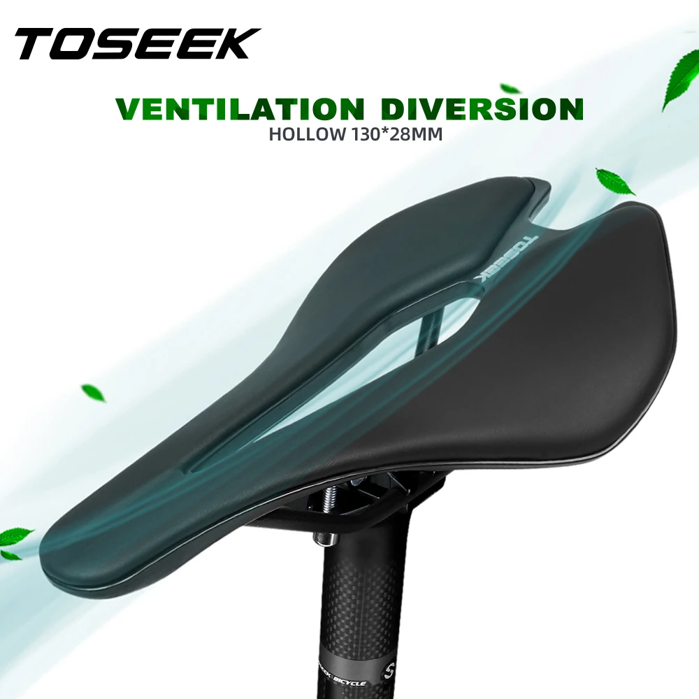 

TOSEEK Racing Bicycle Saddle Training Grade Man Road Tt Time Trial Triathlon Bike lightweight Cushion Seat Mtb Saddle 7*7mm Rail