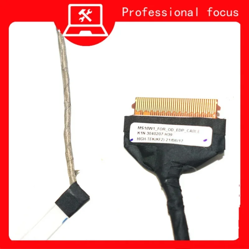 K1N-3040207-H39 LCD cable LVDS wire screen line for MSI gf65 gf63 ms16w1 MS-16R4