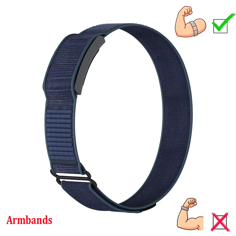 Für Amazfit Helio Einstellbare Nylon Arm Strap Atmungsaktive Sport Bands für Fitness Tracker Ersatz correa amazfit helio straps