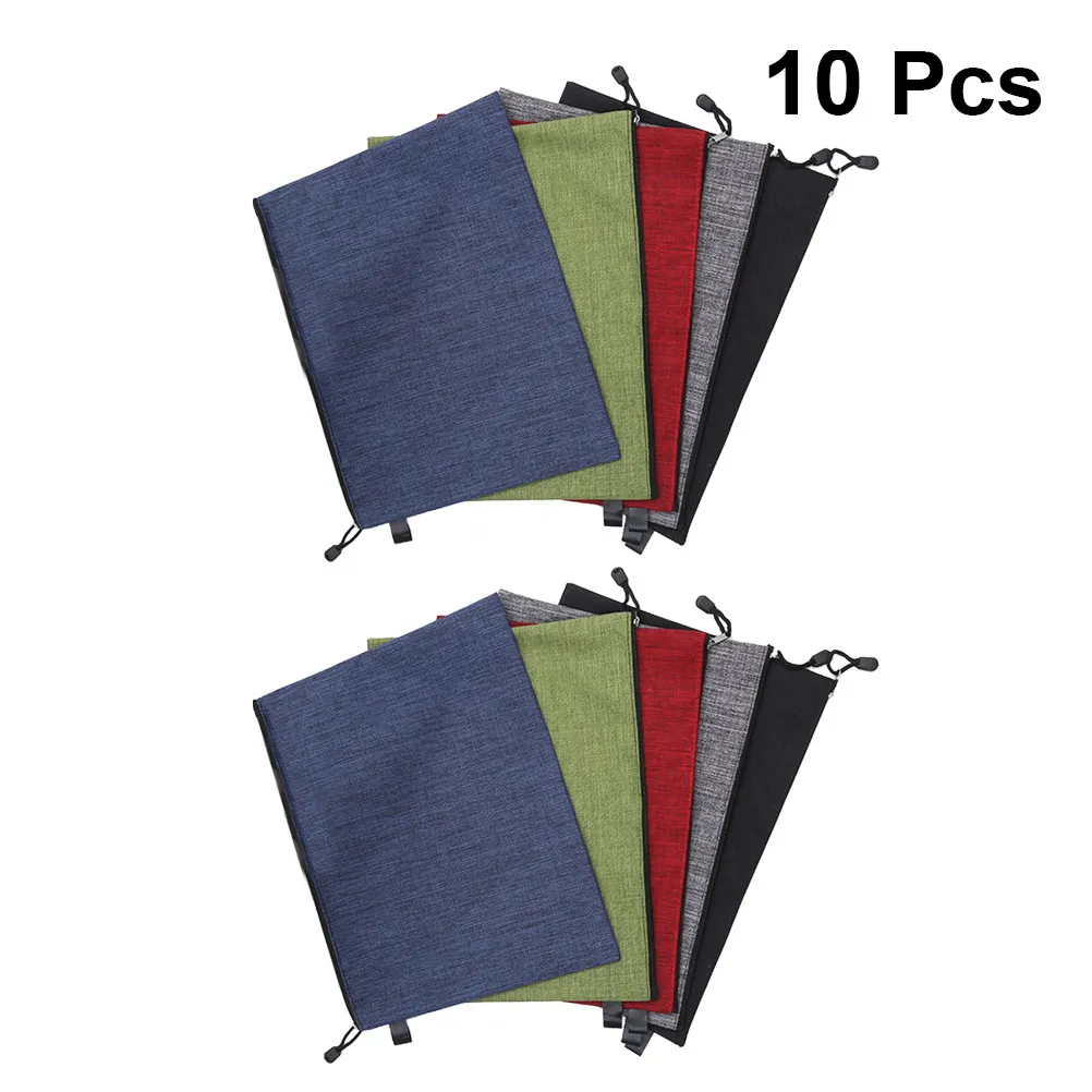 

10Pcs B4 Waterproof Oxford Cloth File Bags with Reinforced Zipper Document Organizer Portable File Pockets for Office School