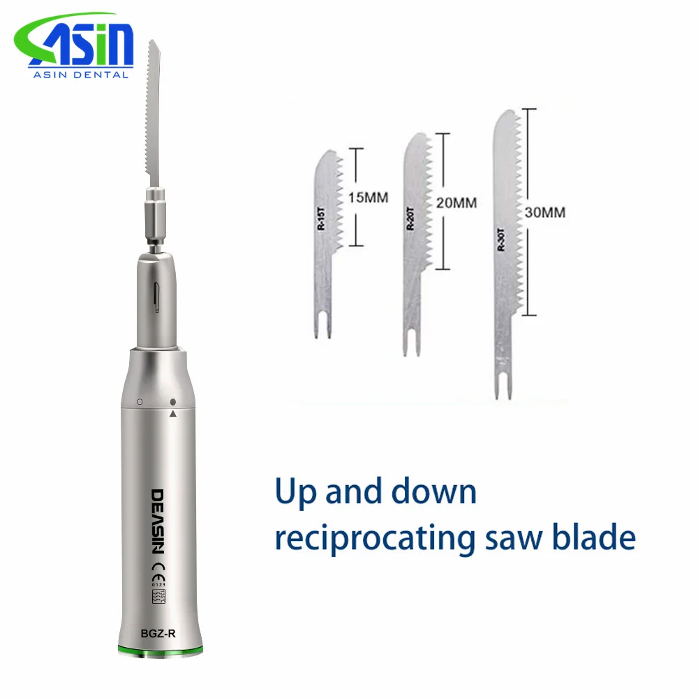 Oral Surgery Dental Surgical Saw Handpiece for Implantology /Dental Reciprocating Saw Blade Bone Cutting Handpiece Implant Motor