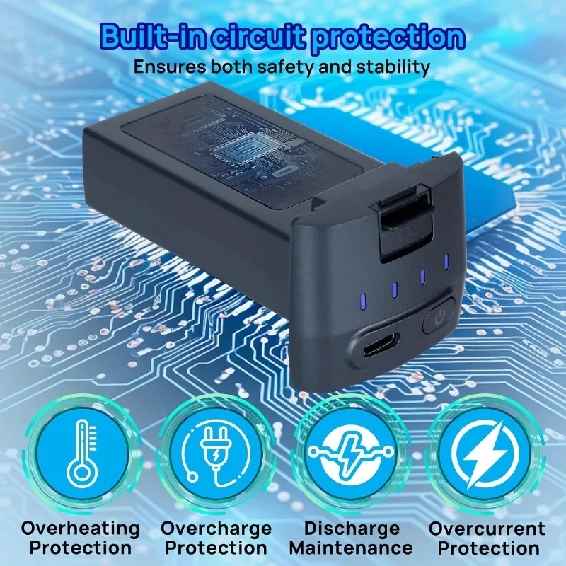 Upgraded 7.4V 2000mAh Drone Intelligent Battery with USB Charging Cable for SJRC F5 F5S PRO for HollyStone HS360S RC Quadcopter