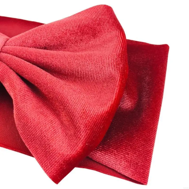 

N84E 3pcs Baby Headbands Newborn Bowknot Headwear Soft Elastic Toddlers Turban Kids Hair Accessories Gift for Babies Girls