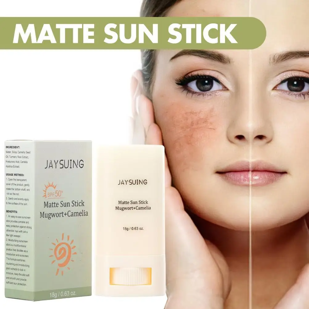 

Sunscreen Stick SPF50+ UV Protective Prevent Sunburn Oil-control Protector Solar Refreshing Matte Korean Cosmetics Makeup